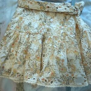 Chic Floral A-Line Skirt